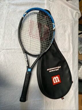 Wilson HyperCarbon 4.3 HYPER HAMMER 110 Oversize No.3 Tennis Racquet 4 3/8" Case